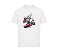 T-Shirt MISTERTEE "MisterTee Kids Choose Your Ride 5 Stars Tee", Mädchen, Gr. 134/140, weiß, 100% Baumwolle, bedruckt, normal, Rundhals, Shirts T-Shirt (22673659-134) weiß