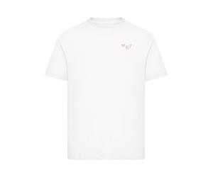 T-Shirt MISTERTEE "MisterTee Kids Embrace Every Moment Tee", Jungen, Gr. 158/164, weiß, 100% Baumwolle, bedruckt, relaxed fit, Rundhals, Shirts T-Shirt (29741346-158) weiß