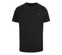 T-Shirt MISTERTEE "MisterTee Life´s Sweet Cherries Tee", Herren, Gr. M, schwarz, 100% Baumwolle, bedruckt, normal, Rundhals, Shirts T-Shirt (85797532-M)