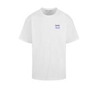 T-Shirt MISTERTEE "MisterTee Live Bold Oversize Tee", Damen, Gr. 5XL, weiß, 100% Baumwolle, bedruckt, oversize, Rundhals, Shirts T-Shirt (61554149-5XL) weiß