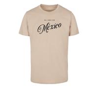T-Shirt MISTERTEE "MisterTee Mexico Salt Sip Lime Tee", Herren, Gr. XL, sand, 100% Baumwolle, bedruckt, normal, Rundhals, Shirts T-Shirt (52009733-XL)