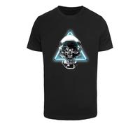 Mister Tee T-Shirt Neon Skull MT3887 Black-L
