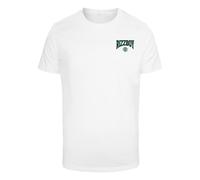 T-Shirt MISTERTEE "MisterTee Rizzboy Tee", Herren, Gr. XS, weiß, 100% Baumwolle, bedruckt, normal, Rundhals, Shirts T-Shirt (28498234-XS) weiß