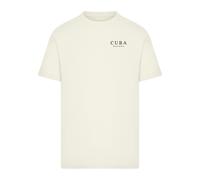 T-Shirt MISTERTEE "MisterTee Summer Stay Tee", Damen, Gr. S, sand, 100% Baumwolle, bedruckt, normal, Rundhals, Shirts T-Shirt (23909756-S) sand