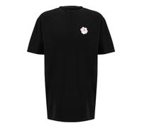 T-Shirt MISTERTEE "MisterTee Unisex Summer Of Love Oversize Tee", Damen, Gr. S, schwarz, 100% Baumwolle, unifarben, normal, Rundhals, Shirts T-Shirt (87831010-S) schwarz