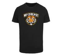 Mister Tee Men's MT3788-Wild Beast Tiger Tee T-Shirt, Black, Large