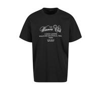 T-Shirt MISTERTEE "MisterTee Winners Club Oversize Tee", Damen, Gr. 5XL, schwarz, 100% Baumwolle, bedruckt, oversize, Rundhals, Shirts T-Shirt (12245444-5XL) schwarz