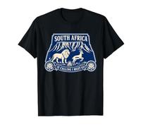 T-Shirt mit Aufschrift South Africa is Calling and I Must Go, Reisegeschenk Preisgünstiges Grafik-T-Shirt, Herren, Schwarz, XL