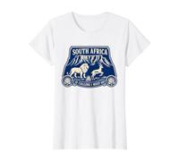 T-Shirt mit Aufschrift South Africa is Calling and I Must Go, Reisegeschenk Preisgünstiges Grafik-T-Shirt, Damen, Weiß, XL