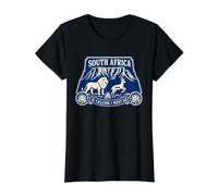 T-Shirt mit Aufschrift South Africa is Calling and I Must Go, Reisegeschenk Preisgünstiges Grafik-T-Shirt, Damen, Schwarz, XS