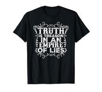 T-Shirt mit Aufschrift "Truth is Treason In An Empire Of Lies", T-Shirt T-Shirt
