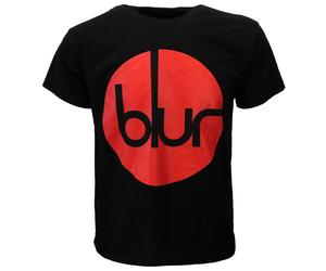 T-Shirt mit Blur-Circle-Logo XL Schwarz