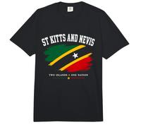 T-Shirt mit Flagge von St. Kitts und Nevis, Karten von St. Kitts und Nevis Comfort Colors Adult Heavyweight T-Shirt