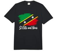 T-Shirt mit Flagge von St. Kitts und Nevis, Karten von St. Kitts und Nevis Comfort Colors Adult Heavyweight T-Shirt