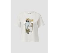 T-Shirt mit Folien-Print 46 creme 2170121.02D1.46