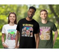 T-Shirt mit Fotocollage - 90er Jahre Design