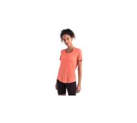 t shirt mit freiem p halsausschnitt p damen icebreaker merino 125 cool lite sphere iii orange
