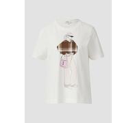 T-Shirt mit Frontprint im Relaxed Fit 36 creme 2172324.02D0.36