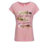 T-Shirt mit Glitzerdruck 48/50 (XL)