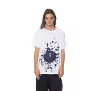 T-Shirt mit Kurzarm und Rundhalsausschnitt - Tintenfleck Grafik M