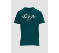T-Shirt mit Logo-Print L Blau 2156922.67D1.L