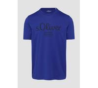 T-Shirt mit Logo-Print M blau 2156922.56D1.M