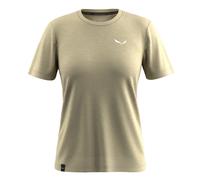 Salewa Eagle Minilogo Merino T-Shirt W, Quicksand, M