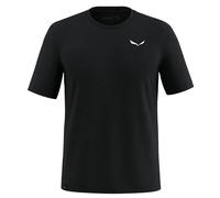 Salewa T-Shirt Eagle Minilogo AM Merino Kurzarm M Schwarz (Black Out)