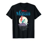 T-Shirt mit Motiv „Disney Die kleine Meerjungfrau“ mit Filmplakat und Sonnenuntergang T-Shirt