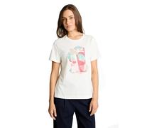 Tom Tailor - T-Shirt mit Print whisper white - Gr. - XXL