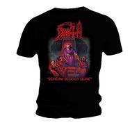 T-Shirt mit offiziellem Band-Design: Death Scream Bloody Gore, alle Größen Gr. X-Large, schwarz