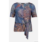 T-Shirt mit Paisley-Muster Blau/Rot 38