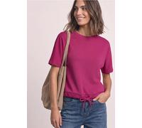 T-Shirt mit Rundhals im Silk-Look