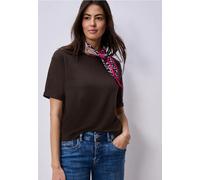 Street One Strickshirt in Dunkelbraun - Größe 38 | Damen Tops