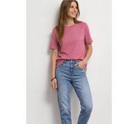 Kurzarmshirt STREET ONE, Damen, Gr. 38, blush berry, Jersey, Obermaterial: 50% Baumwolle, 50% Modal, bedruckt, lässig geschnitten hüftbedeckend, Rundhals, abgesteppte Kante, Shirts, Sommershirt miz Ch