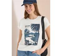 T-Shirt mit Rundhals und Frontprint
