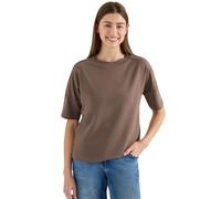 T-Shirt mit Rundhals und Knopfdetail