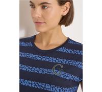 T-Shirt mit Rundhals und Leo-Streifen