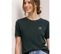 T-Shirt mit Rundhals und Printdetail