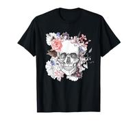 T-Shirt mit Totenkopf-Motiv, für Damen, Mädchen, Herren T-Shirt
