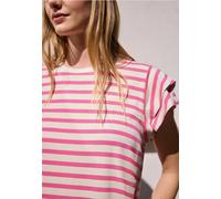 T-Shirt mit Volant-Ärmeln und Print