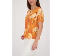 monari - T-Shirt mit Blumen-Muster aperitif gemustert - Gr. - 38
