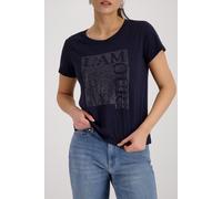 monari - T-Shirt mit Strasssteinen marine - Gr. - 40