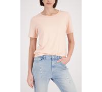 monari - T-Shirt mit Strickkragen summer peach - Gr. - 44