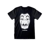 T-Shirt Money Heist - White Mask (größe XL)