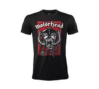 T-Shirt Motorhead Various Art. Offizielles Rock T-Shirt schwarz Band Heavy Metal Baumwolle Unisex Erwachsene Jungen, Schwarz , XL