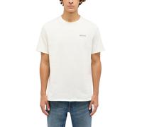Mustang T-Shirt Austin mit Logoprint in Weiß XXL Regular Fit