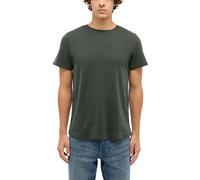 T-Shirt MUSTANG "MU-Allen", Damen, Gr. XXL, climbing ivy, Jersey, Obermaterial: 100% Baumwolle, unifarben, slim fit normal, Rundhals, Shirts T-Shirt, Slim fit (86937510-XXL) climbing ivy