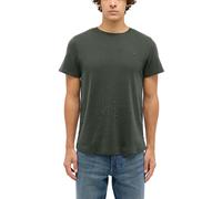 T-Shirt MUSTANG "MU-Allen", Damen, Gr. L, climbing ivy, Jersey, Obermaterial: 100% Baumwolle, unifarben, slim fit normal, Rundhals, Shirts T-Shirt, Slim fit (86937510-L) climbing ivy