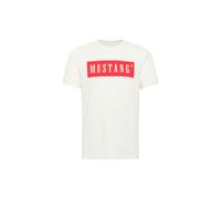 T-Shirt MUSTANG "T-Shirt Style Austin 1er Pack", Damen, Gr. XXL, weiß, Obermaterial: 100% Baumwolle CO(Bio)., Shirts T-Shirt (16532107-XXL) weiß